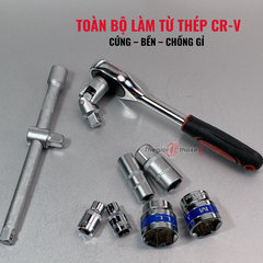 Bộ dụng cụ sửa xe đa năng 37 chi tiết