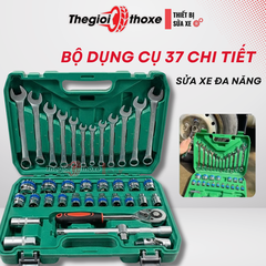 Bộ dụng cụ sửa xe đa năng 37 chi tiết