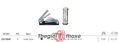 Bộ lục giác xếp Kingtony 20218MR - 8 cây H2 ,H2.5 ,H3 ,H4 ,H5 ,H6 ,H8 ,H10
