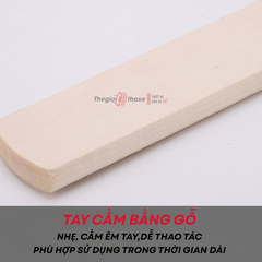 Bàn chải cán gỗ Sợi Thép/Sợi Đồng