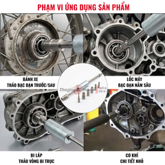 Bộ cảo bạc đạn xe máy 6 đầu cảo