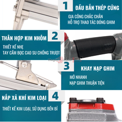Súng bắn ghim hơi 1013JC