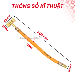 Dây bơm hơi xe máy 2 đầu