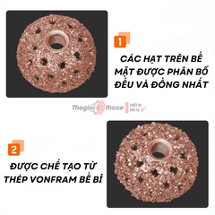 Đầu mài lốp dạng nấm