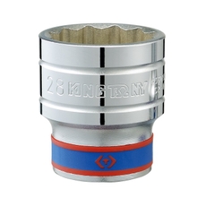 Đầu tuýp 1/2 Kingtony hoa thị 4330MR - 12 cạnh trắng
