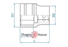 Đầu tuýp lục giác 1/2