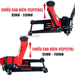 Kích thủy lực gầm thấp PLRUS (3T & 4T)