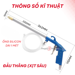 Súng rửa khoang máy đầu thẳng / đầu cong