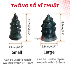 Vít vá lốp không săm (cao su non)