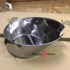 Khay hứng dầu nhớt xe máy bằng Inox 430 - 2 Lít