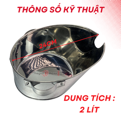 Khay hứng dầu nhớt xe máy bằng Inox 430 - 2 Lít