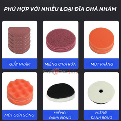 Máy chà nhám hơi tròn Lionking Đài Loan (đường kính 5 inch - 125 mm)