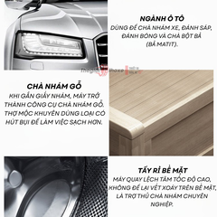 Máy chà nhám hơi tròn Yunica 8402