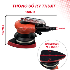 Máy chà nhám tam giác TOP ( rung hơi) mini