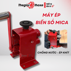 Máy ép biển số xe