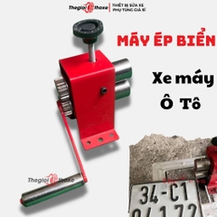 Máy ép biển số xe