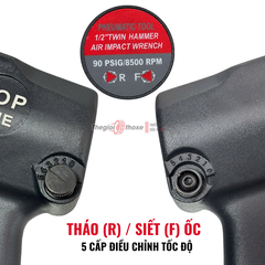 Súng mở ốc bằng hơi 2 búa TOP