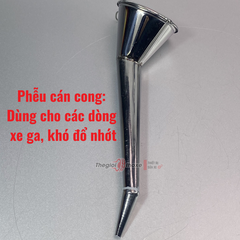 Phễu thay nhớt xe máy bằng tôn