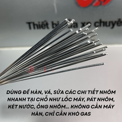 Que hàn nhôm lõi thuốc