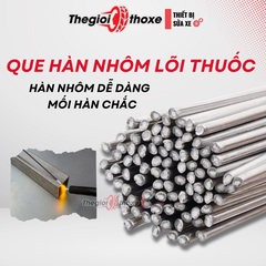 Que hàn nhôm lõi thuốc
