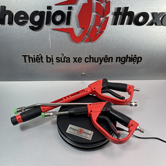 Súng rửa xe cao áp loại ngắn đỏ đen - Chân nối nhanh