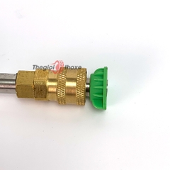Súng rửa xe cao áp loại ngắn đỏ đen - Chân nối nhanh