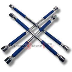 Tay công tháo lốp chữ thập C-mart- Gồm 4 đầu mở 17 x 19 x 21 x 23mm