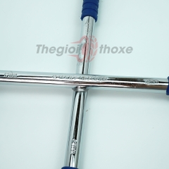 Tay công tháo lốp chữ thập C-mart- Gồm 4 đầu mở 17 x 19 x 21 x 23mm