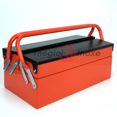 Thùng sắt đựng đồ nghề cỡ trung - Màu cam đen