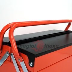 Thùng sắt đựng đồ nghề cỡ trung - Màu cam đen