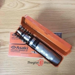 Tô vít đóng Asaki (đi kèm 13 mũi đóng chất lượng)