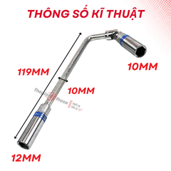 Dụng cụ mở ốc cổ pô vespa 10-12mm