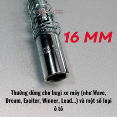 Tuýp mở bugi xe máy, ô tô