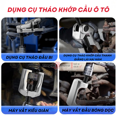 Cảo rotuyn - Vam tháo rotuyn ô tô 5 chi tiết