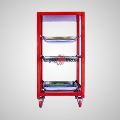 Xe đựng đồ nghề 3 khay inox