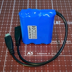 Pin lưu điện camera 5V 6.000mAh Type-C