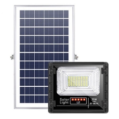 Đèn pha năng lượng mặt trời 25W JD-8825L vỏ nhôm