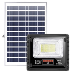 Đèn pha năng lượng mặt trời 60W JD-8860L vỏ nhôm