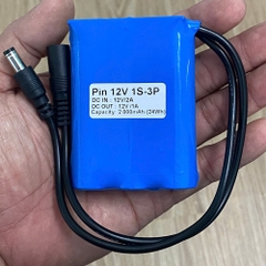 Pin lưu điện camera 12V 2.000mAh 24Wh 1S-3P