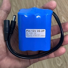 Pin lưu điện camera 12V 5.200mAh 48Wh 3S-2P