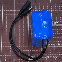 Pin lưu điện 12V 4.000mAh 48Wh 2S-3P