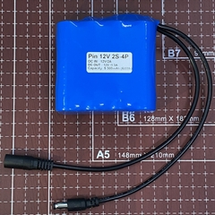 Pin lưu điện 12V 5.300mAh 64Wh 2S-4P