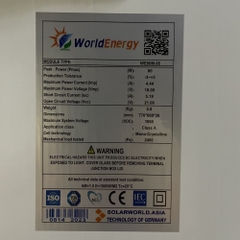 Pin năng lượng mặt trời Mono World Energy 80Wp