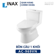 Bồn cầu 1 khối kèm nắp rửa êm