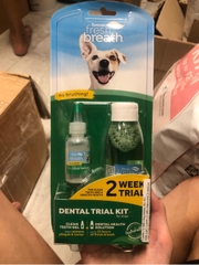 Dental Kit Trial 2 Weeks - Tropiclean Bộ chăm sóc răng miệng cho Chó dùng trong 2 tuần