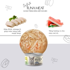 Pate Meowow - THỊT HỘP CHO MÈO TUNA WHITE MEAT