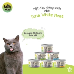 Pate Meowow - THỊT HỘP CHO MÈO TUNA WHITE MEAT