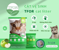 Cát đất sét TFOR 8L cho Mèo