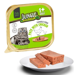 Lon 100gr - Pate Jungle cho Mèo