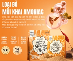 Cát sắn Purcats Natural Miracle Clumping Cat Litter